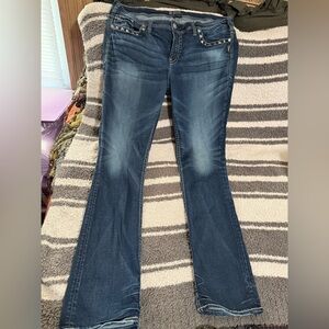 EUC WOMENS SILVER JEANS CO. AIKO MID SLIM BOOT